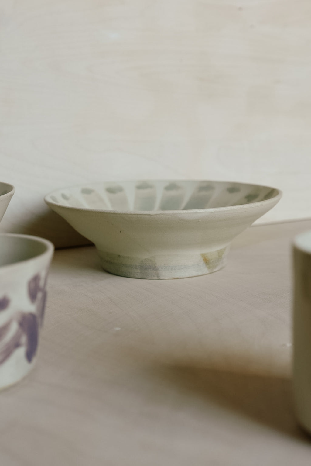 KO bowl with wide stripes