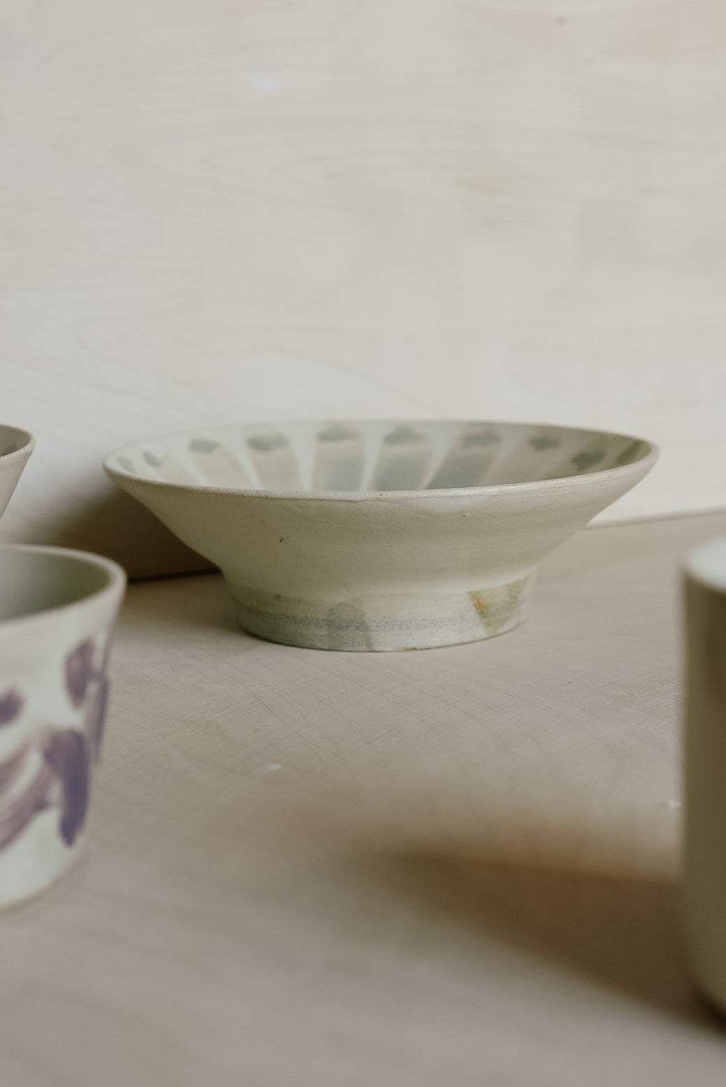 KO bowl with wide stripes