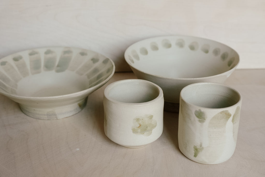 KO bowl with wide stripes