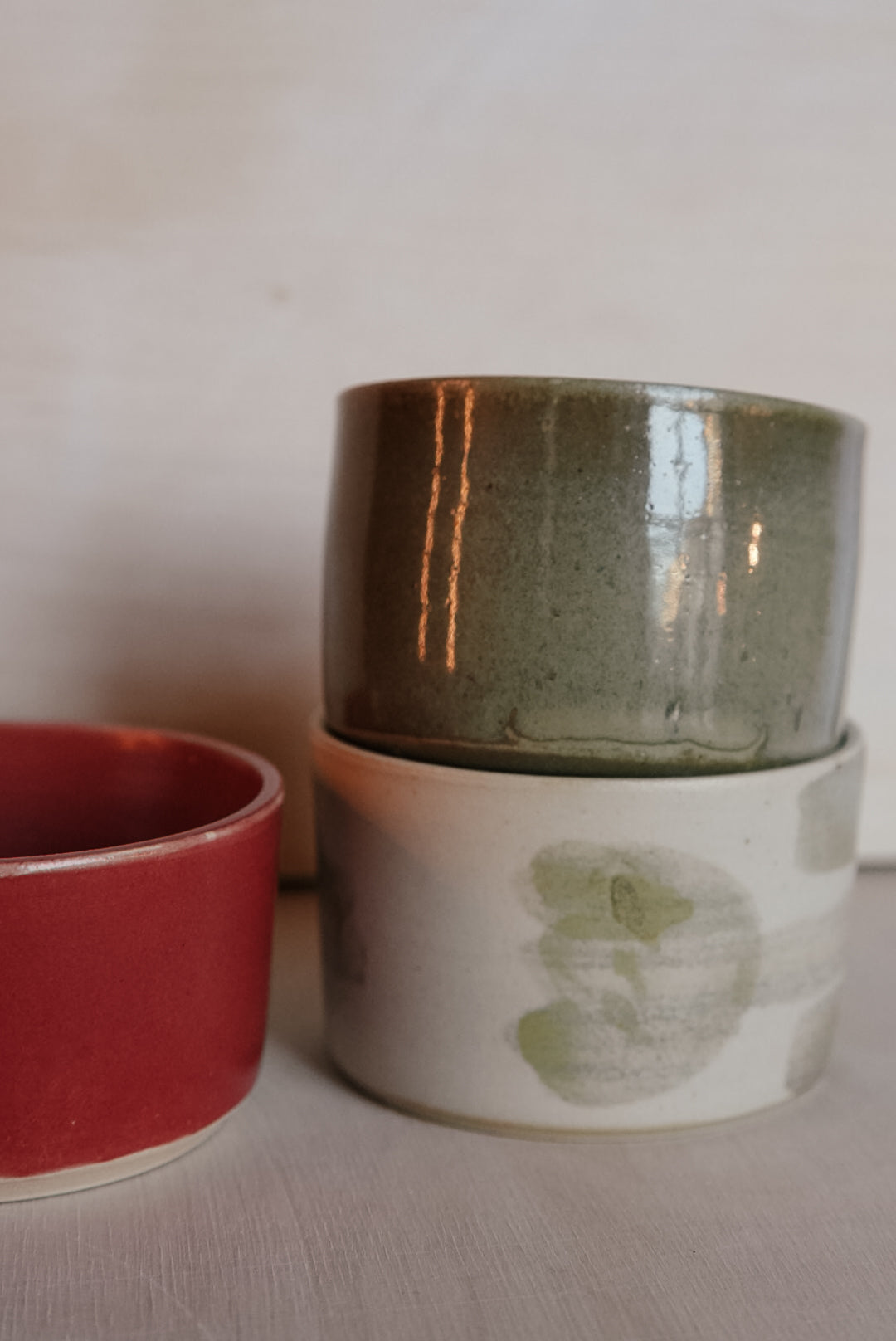KO cup with a tulip