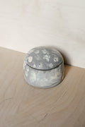 YO small lidded jar with plants