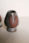 YO matcha whisk holder with flowers