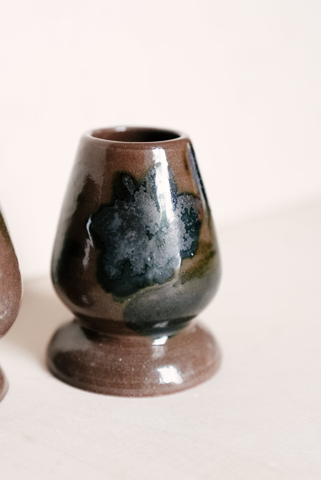 NAT matcha whisk holder with flowers